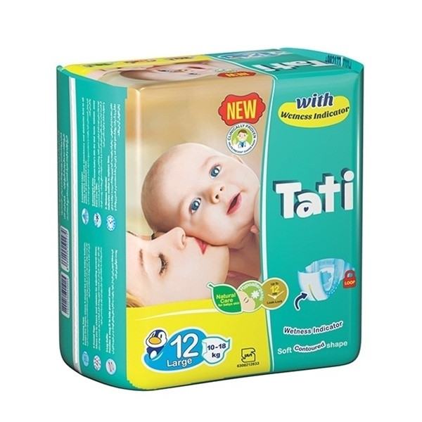 پوشک تاتی مدل Large سایز 4 بسته 12 عددی پوشک تاتی مدل Large سایز 4 بسته 12 عددی