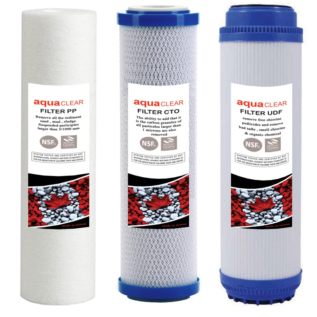فیلتر تصفیه کننده آب آکوآ کلیر مدل REFILL - AC7S مجموعه 7 عددی