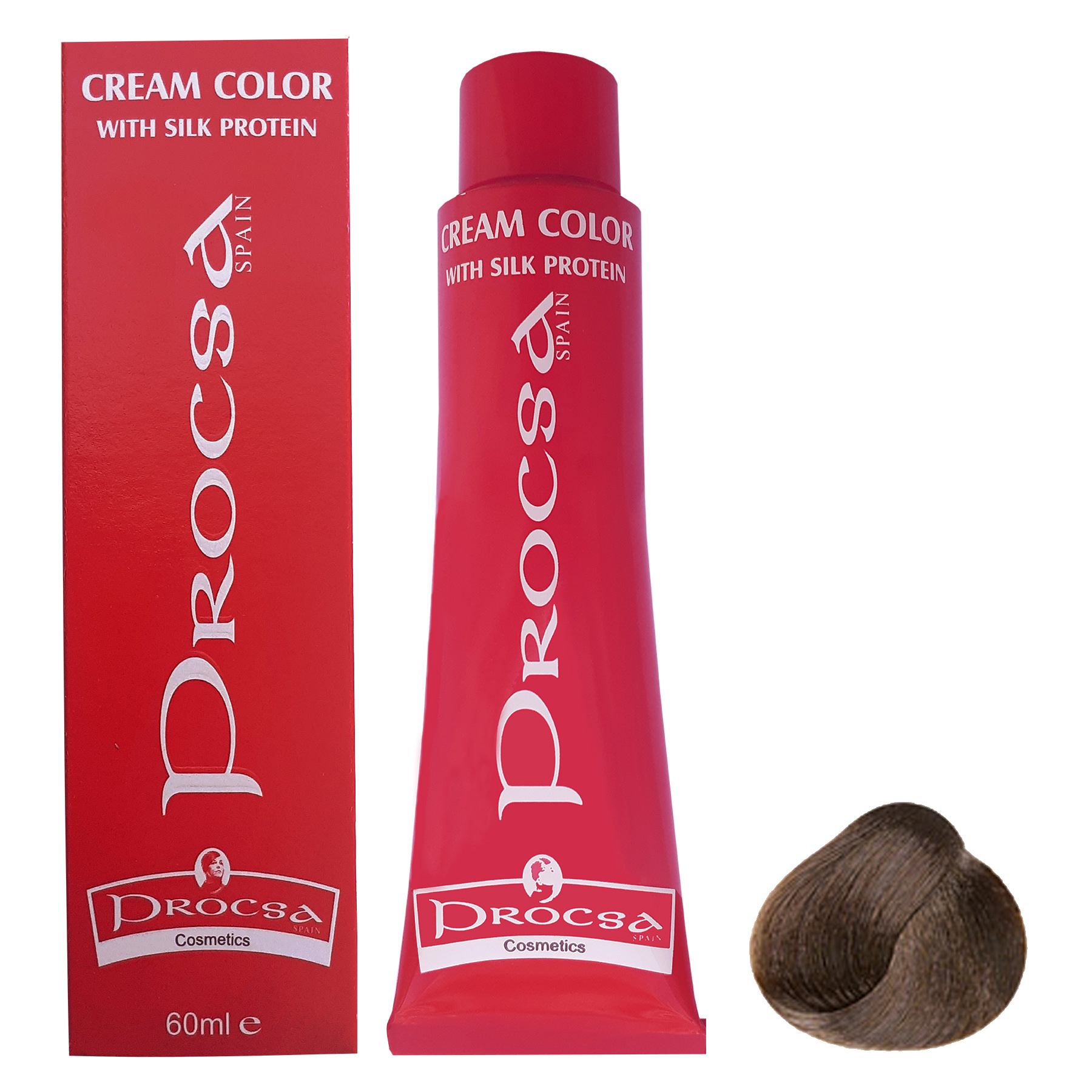 رنگ مو پروکسا سری Natural شماره 6 حجم 60 میلی لیتر رنگ بلوند تیره