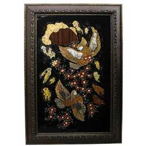 تابلو معرق کاری طرح پرنده عشق مدل F3