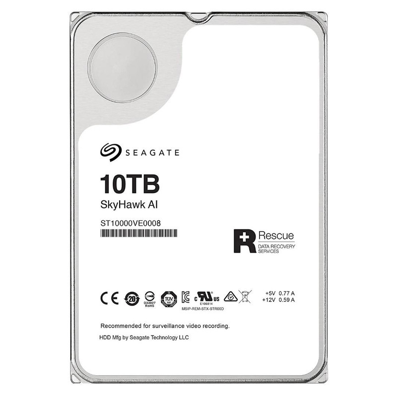 هارددیسک اینترنال سیگیت مدل SkyHawk ST10000VE0008 ظرفیت 10 ترابایت