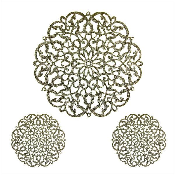 ست 3 تکه رومیزی مدل HD_F1