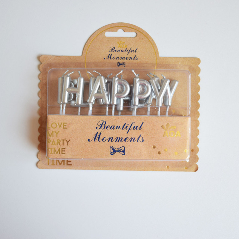 شمع تولد طرح هپی مدل Ca-018 مجموعه 13 عددی