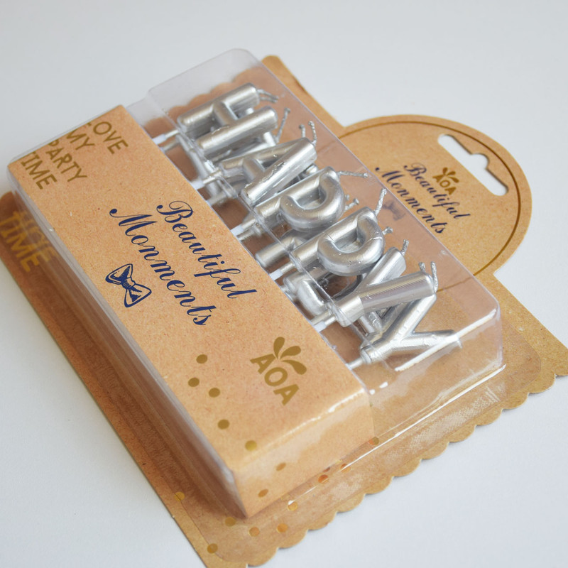 شمع تولد طرح هپی مدل Ca-018 مجموعه 13 عددی