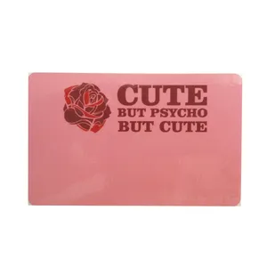 Cute But Psycho Card Sticker