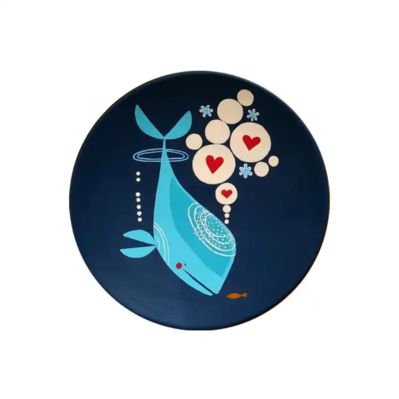 بشقاب دیوارکوب سفالی کد D82-A مجموعه 3 عددی