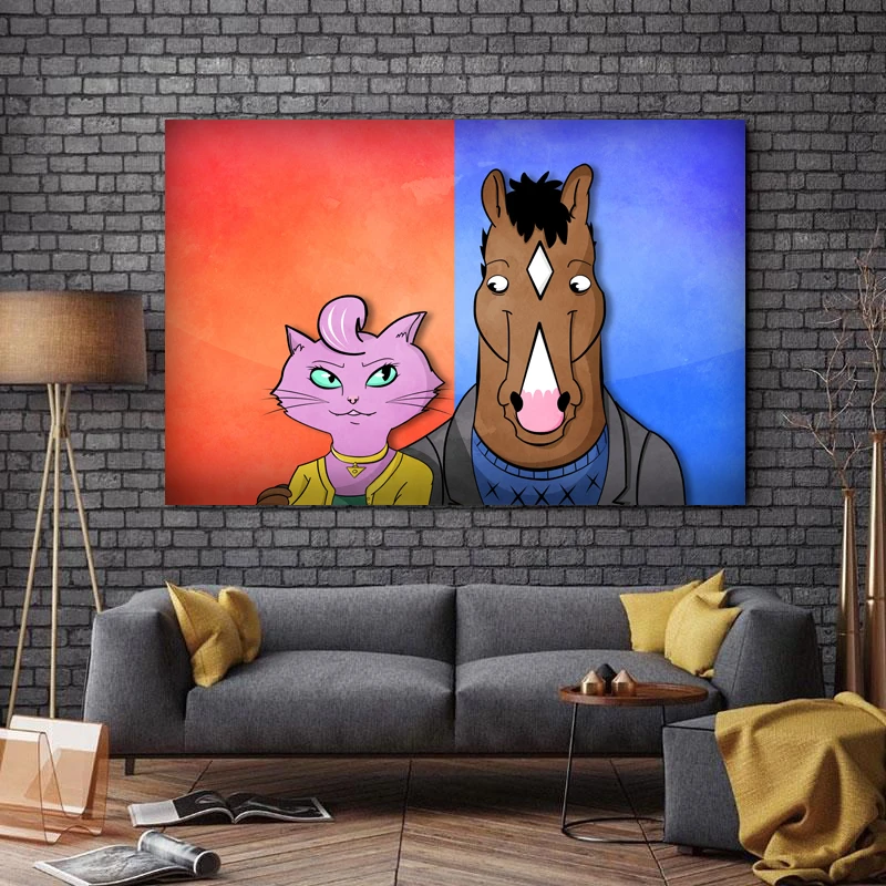 تابلو شاسی طرح انیمیشن مدل BoJack Horseman کد 787