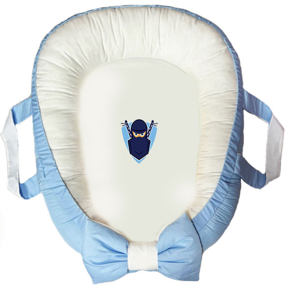 سرویس خواب سه تکه نوزاد ناریکو مدل گارد محافظ دار طرح نینجا کد 0363