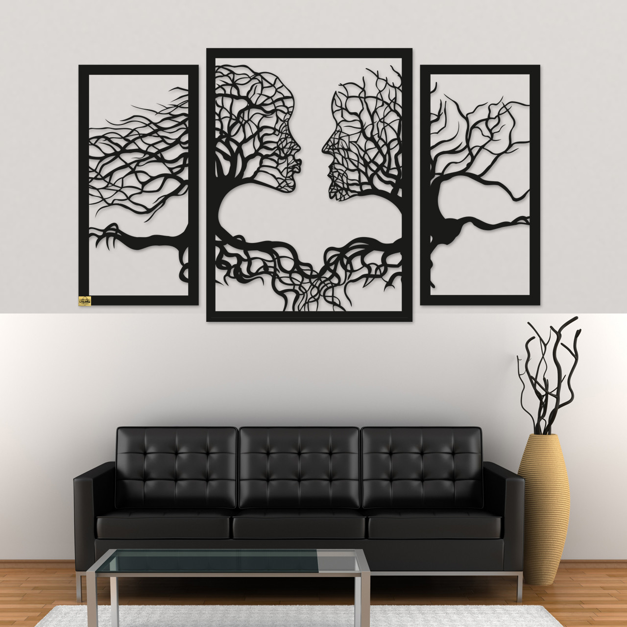 دیوارکوب سالی وان مدل Tree Life مجموعه 3 عددی دیوارکوب سالی وان مدل Tree Life مجموعه 3 عددی