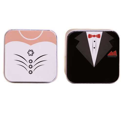 جعبه هدیه مدل عروس و داماد بسته دو عددی