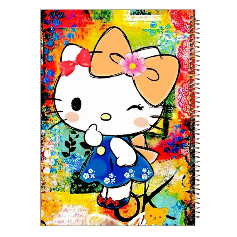 دفتر نقاشی مجنتا طرح kitty کد 91