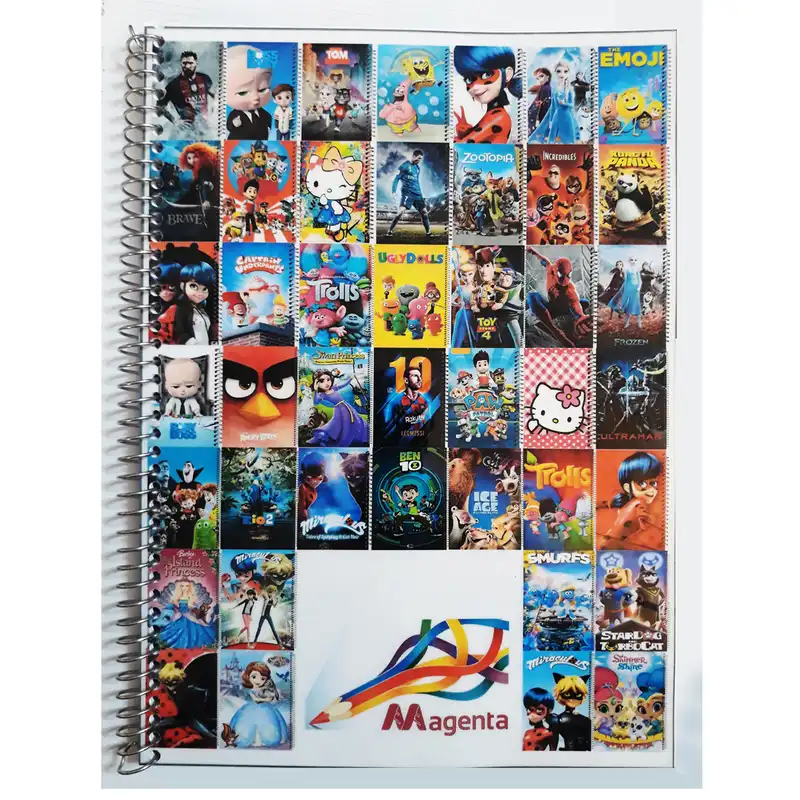 دفتر نقاشی مجنتا طرح رونالدو کد 117