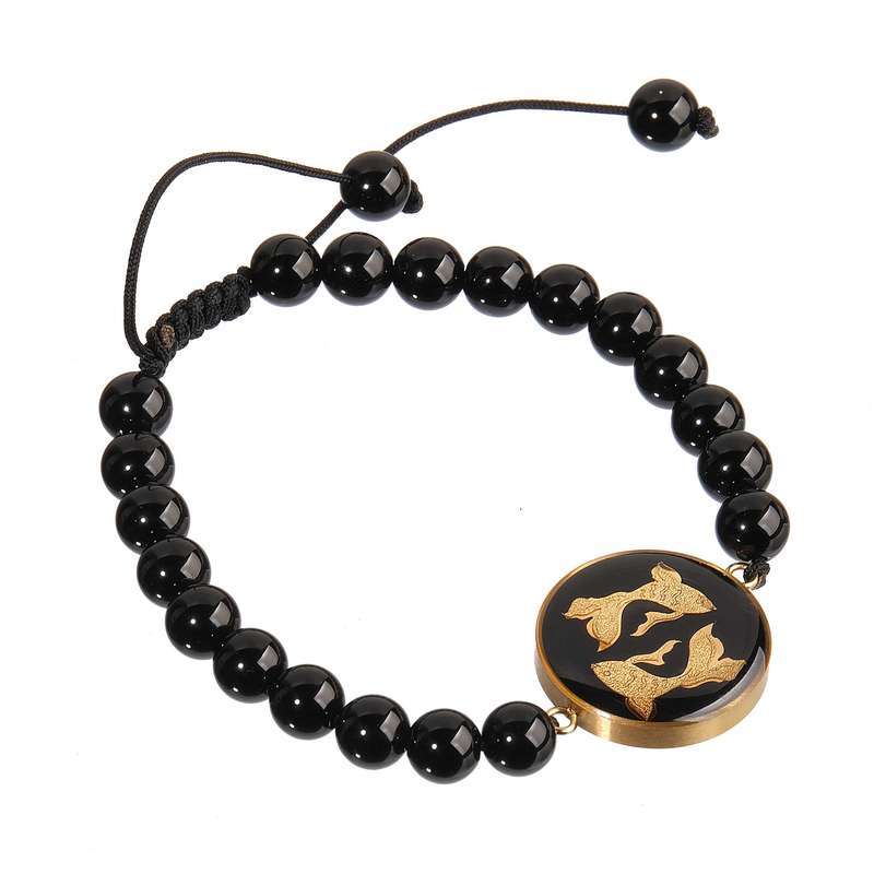 دستبند زنانه دانژه طرح ماه اسفند کد ZDNG04G6012