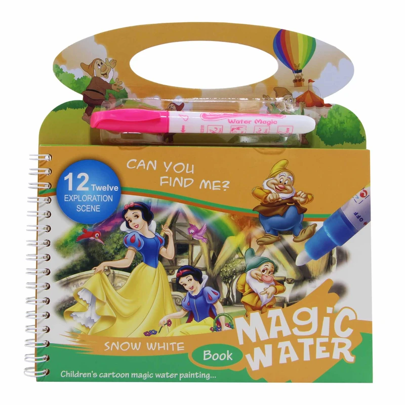 دفتر رنگ آمیزی مدل SnowWhite کد bh3-03