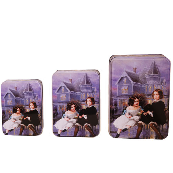 جعبه هدیه طرح دختر و پسر کد 4343 مجموعه سه عددی