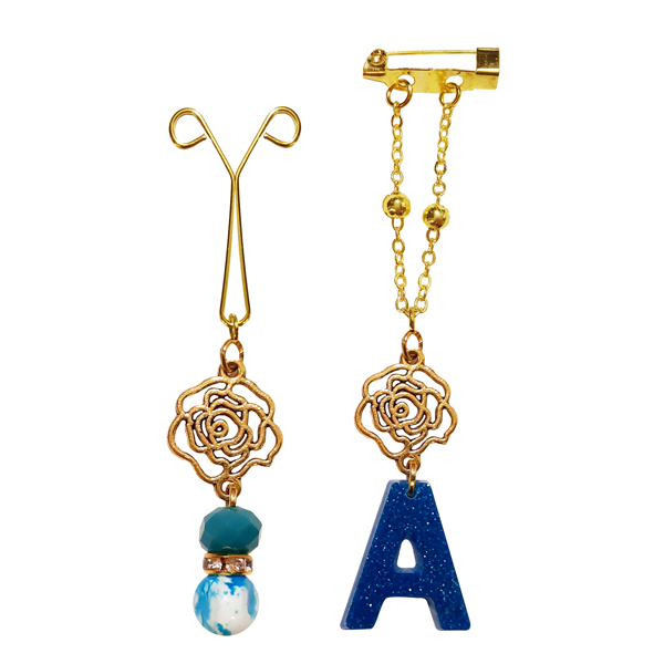 ست سنجاق سینه و گیره روسری طرح A کد PM0A