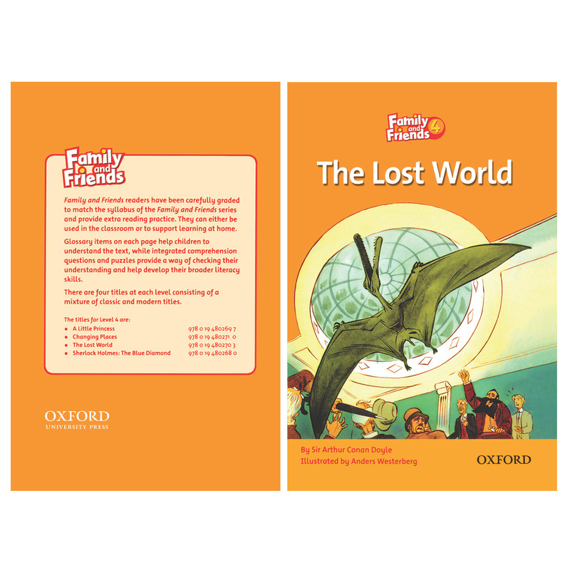 کتاب Family And Friends 4 The Lost World اثر Sir Arthur Conan Doyle انتشارات Oxford
