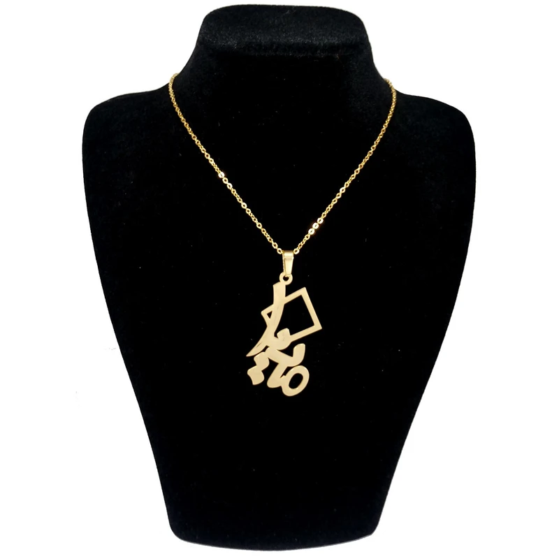 گردنبند زنانه طرح مینا کد G876