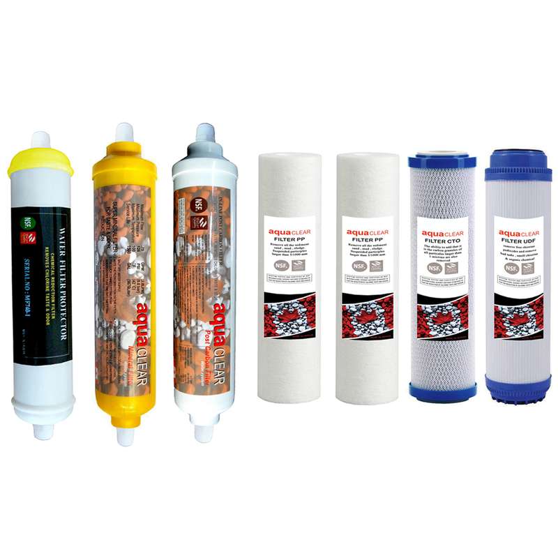 فیلتر دستگاه تصفیه کننده آب مدل REFILL - AC7SG مجموعه 7 عددی فیلتر دستگاه تصفیه کننده آب مدل REFILL - AC7SG مجموعه 7 عددی