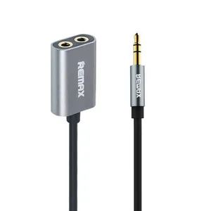 کابل 1 به 2 AUX ریمکس مدل  RL-S20  طول 0.25 متر
