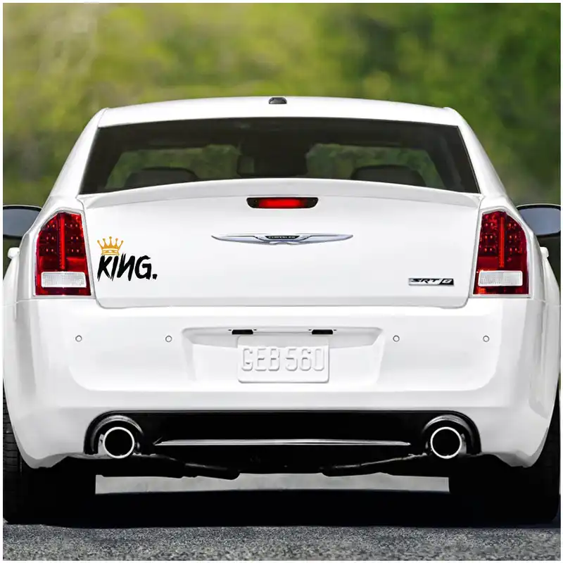برچسب بدنه خودرو طرح King کد 09