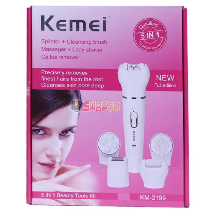 برس پاکسازی و ماساژور صورت کیمی مدل KM-2199