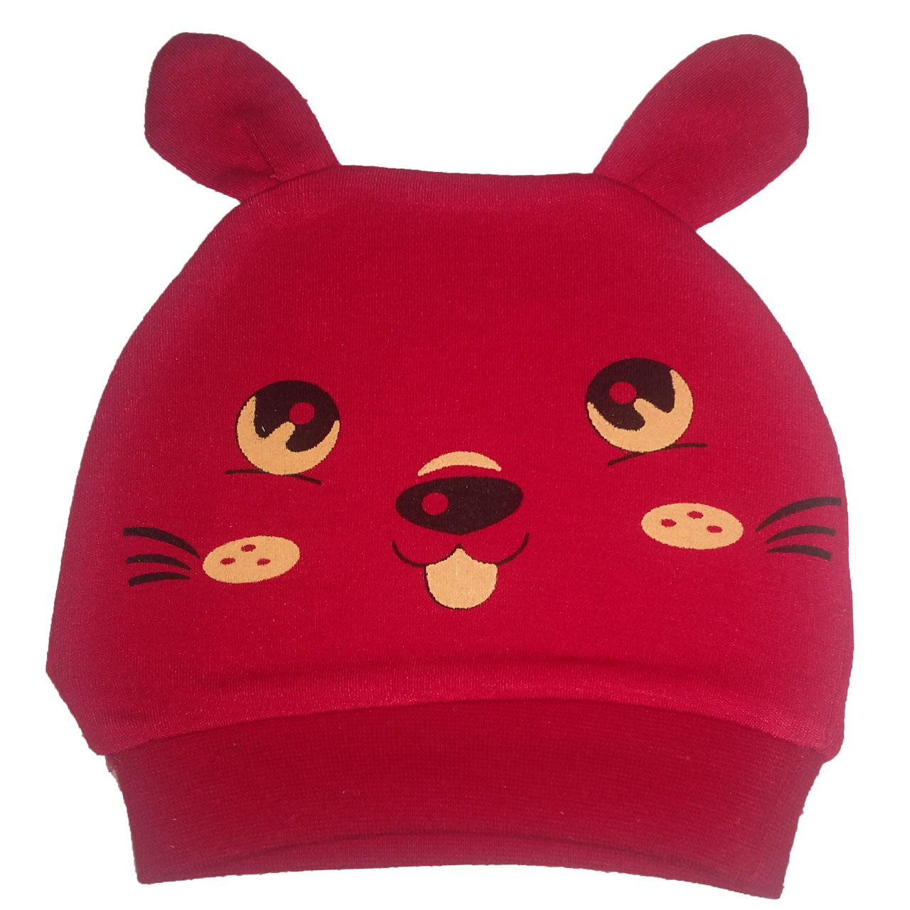 کلاه نوزادی طرح خرگوش کد A001