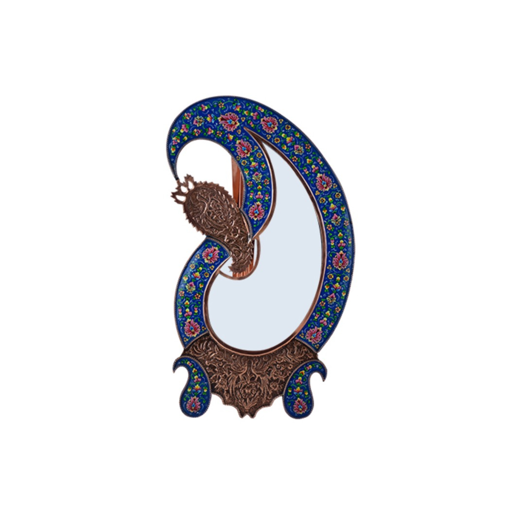 آینه مینا کاری مسی کد 1043 