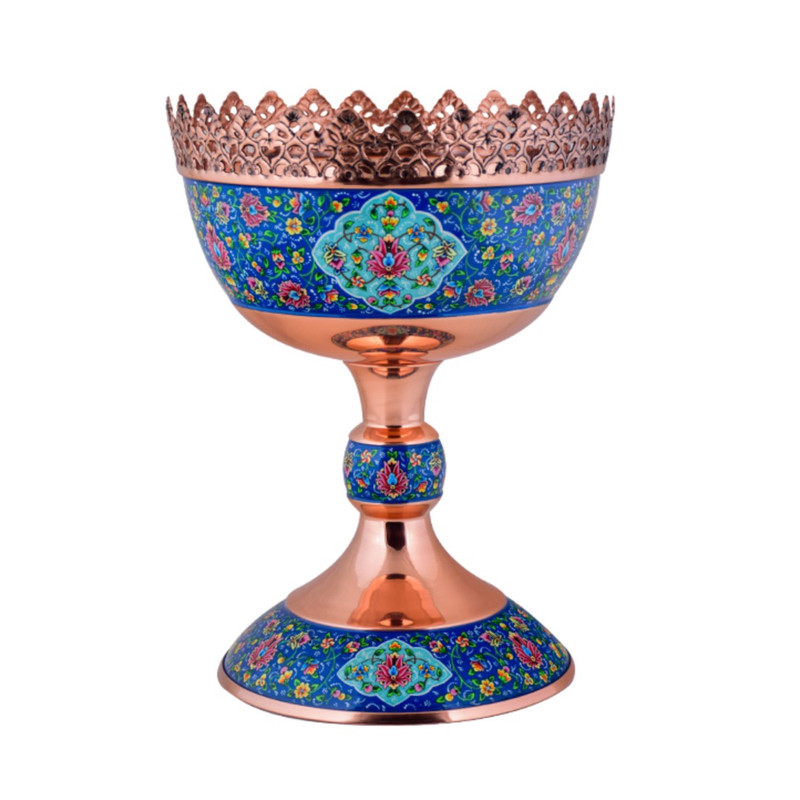 میوه خوری مینا کاری مسی کد 3943