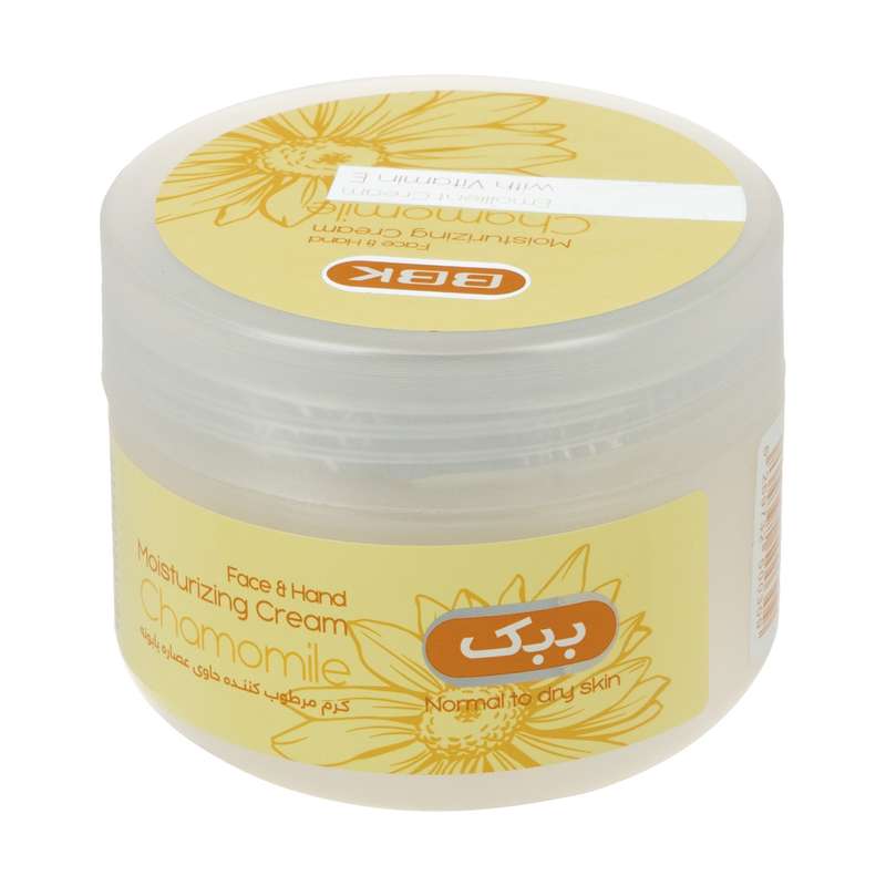 کرم مرطوب کننده ببک مدل Chamomile حجم 100 میلی لیتر