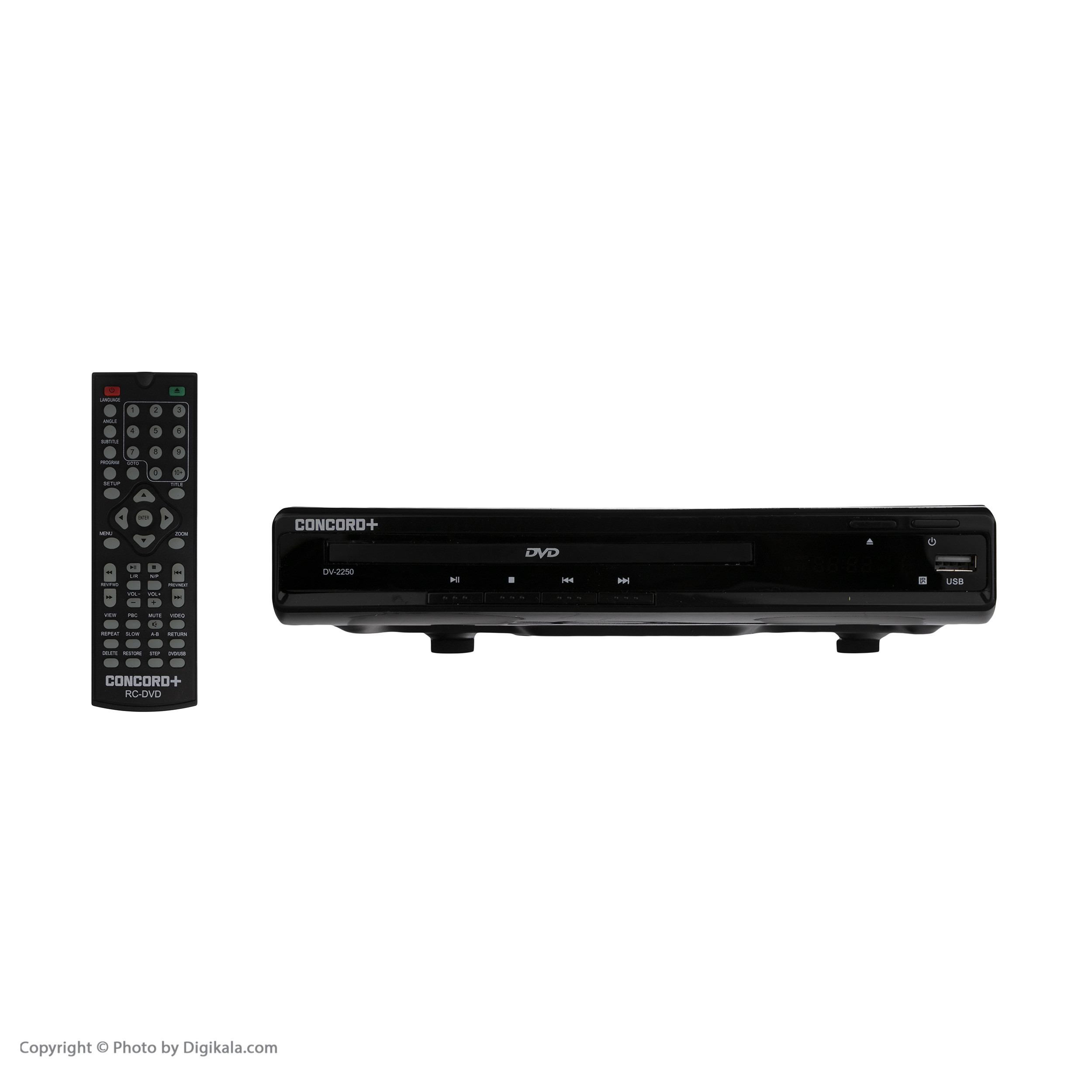 پخش کننده DVD کنکورد پلاس مدل DV-2250