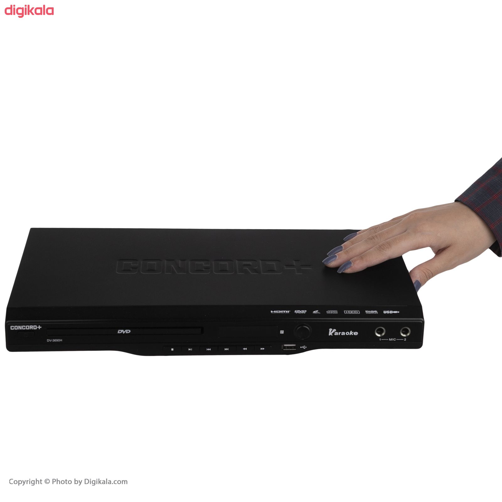 پخش کننده DVD کنکورد پلاس مدل DV-3690H main 1 9