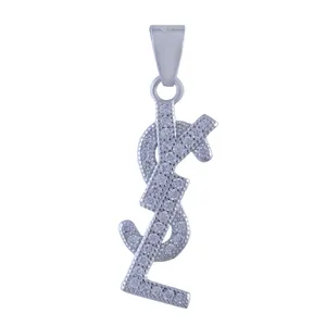 آویز گردنبند نقره زنانه بازرگانی میلادی کد PKR-059