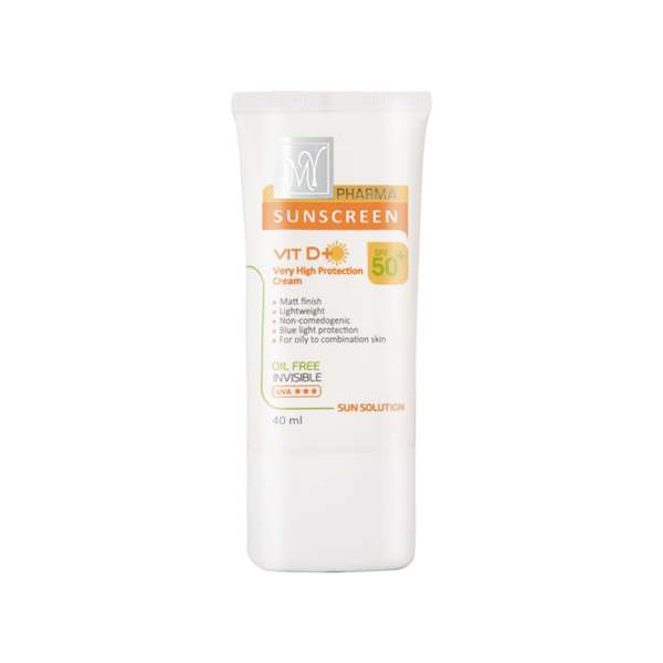 کرم ضد آفتاب بی رنگ مای +SPF50 مدل فارما سان سلوشن مناسب پوست های چرب و مختلط حجم 40 میلی لیتر کرم ضد آفتاب بی رنگ مای +SPF50 مدل فارما سان سلوشن مناسب پوست های چرب و مختلط حجم 40 میلی لیتر