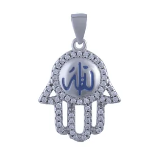 آویز گردنبند نقره زنانه بازرگانی میلادی کد PKR-073