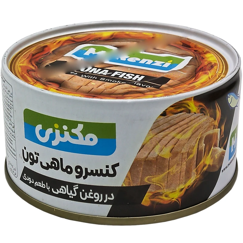 کنسرو ماهی تون دودی در روغن گیاهی مکنزی - 180 گرم عکس شماره 2