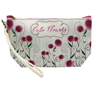 کیف لوازم آرایش طرح گل کد IDM 250