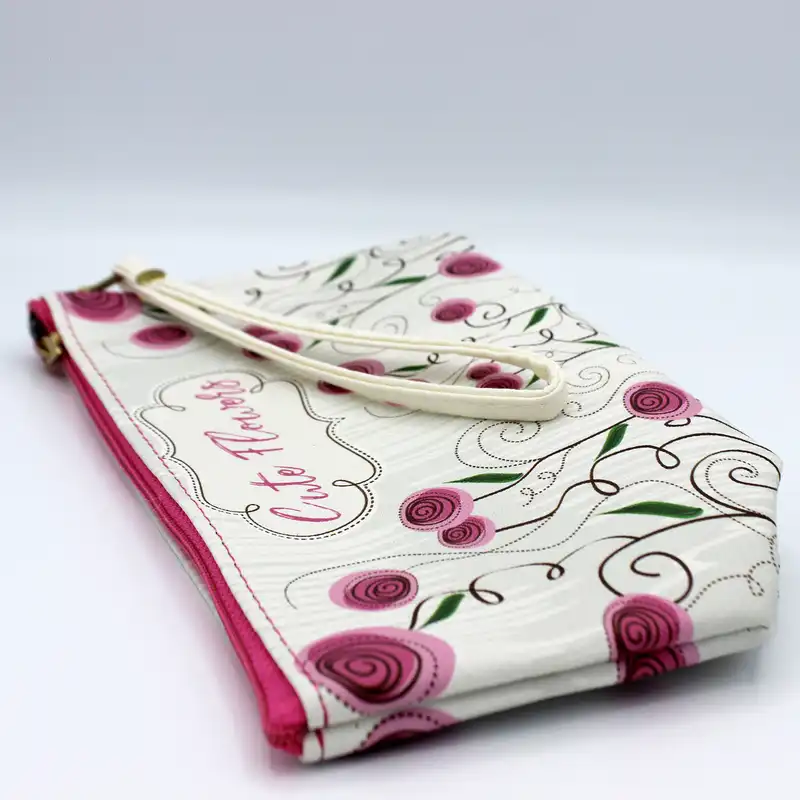 کیف لوازم آرایش طرح گل کد IDM 250