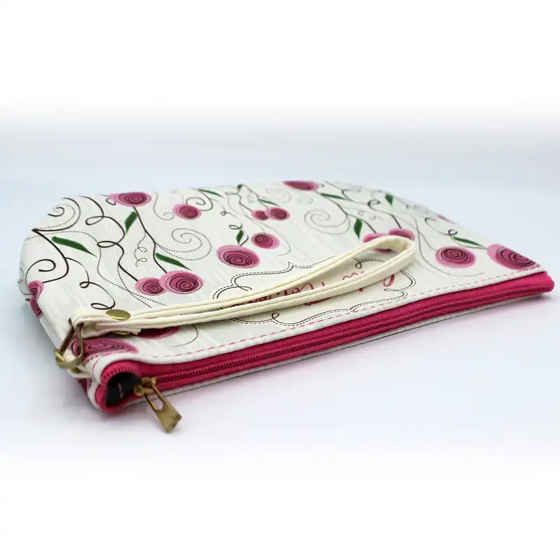 کیف لوازم آرایش طرح گل کد IDM 250