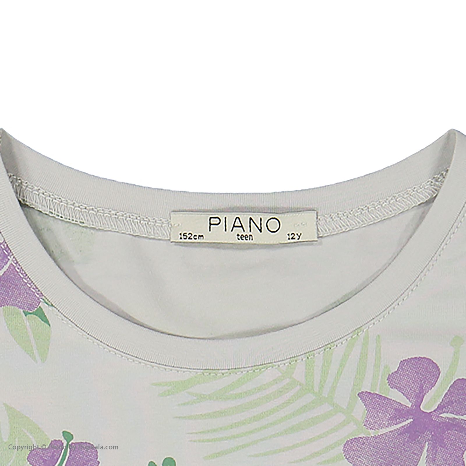 تی شرت دخترانه پیانو مدل 1415-93 -  - 5