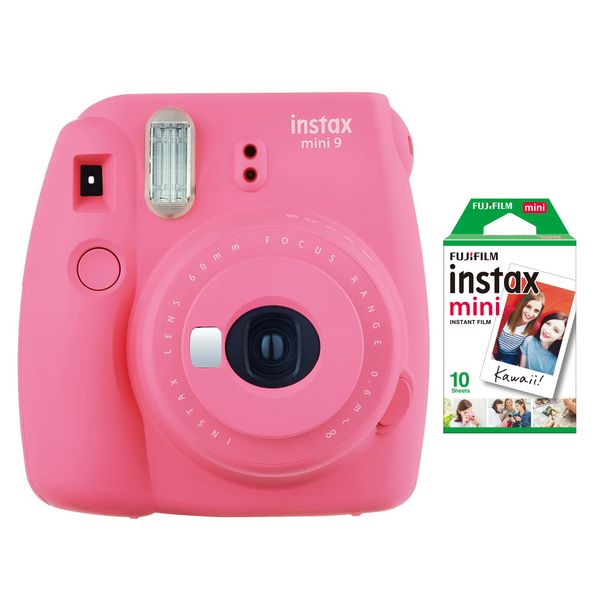 دوربین عکاسی چاپ سریع فوجی فیلم مدل Instax Mini 9 به همراه  فیلم مخصوص