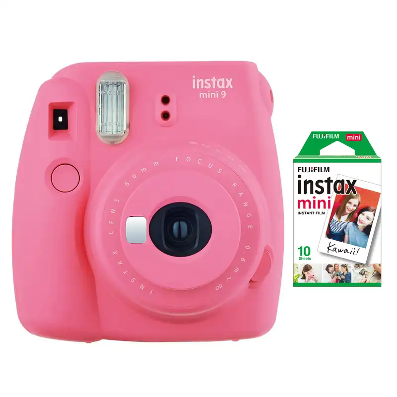 دوربین عکاسی چاپ سریع فوجی فیلم مدل Instax Mini 9 به همراه فیلم مخصوص