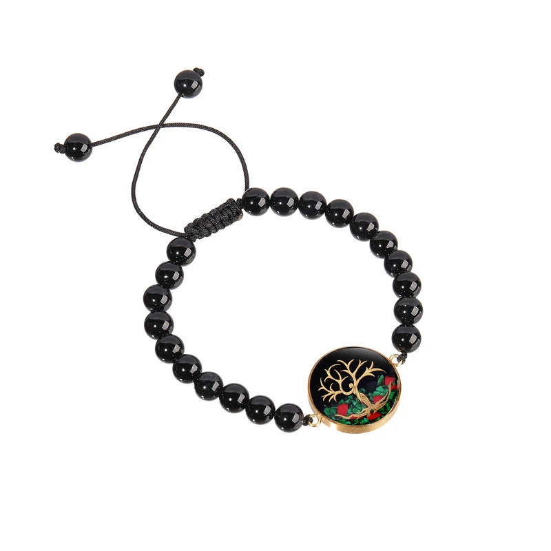 دستبند زنانه دانژه طرح درخت زندگی کد ZDNG04G6015