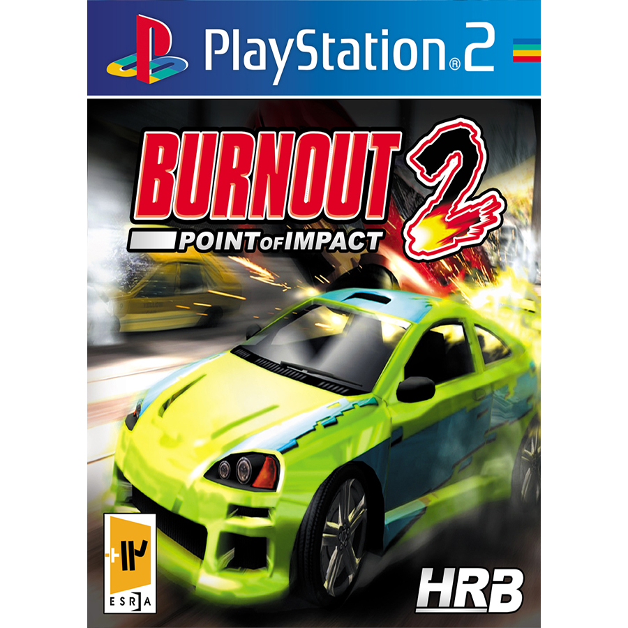 بازی Burnout 2 Point of Impact مخصوص PS2