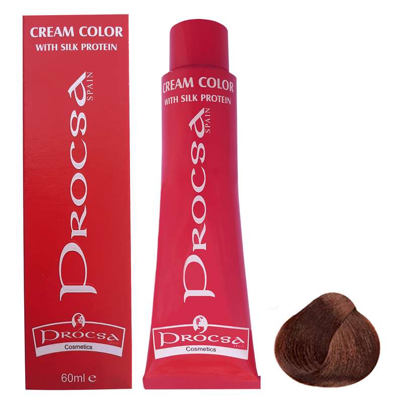 رنگ مو پروکسا سری Red Violet شماره 6.67 حجم 60 میلی لیتر رنگ بلوند شرابی تیره