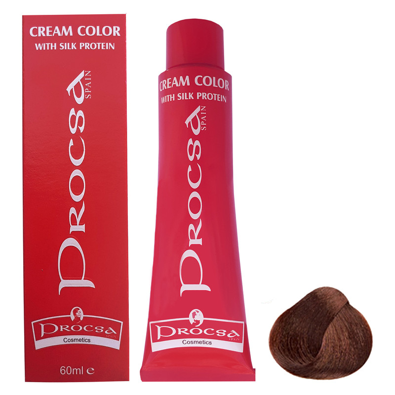 رنگ مو پروکسا سری Red Violet شماره 6.67 حجم 60 میلی لیتر رنگ بلوند شرابی تیره