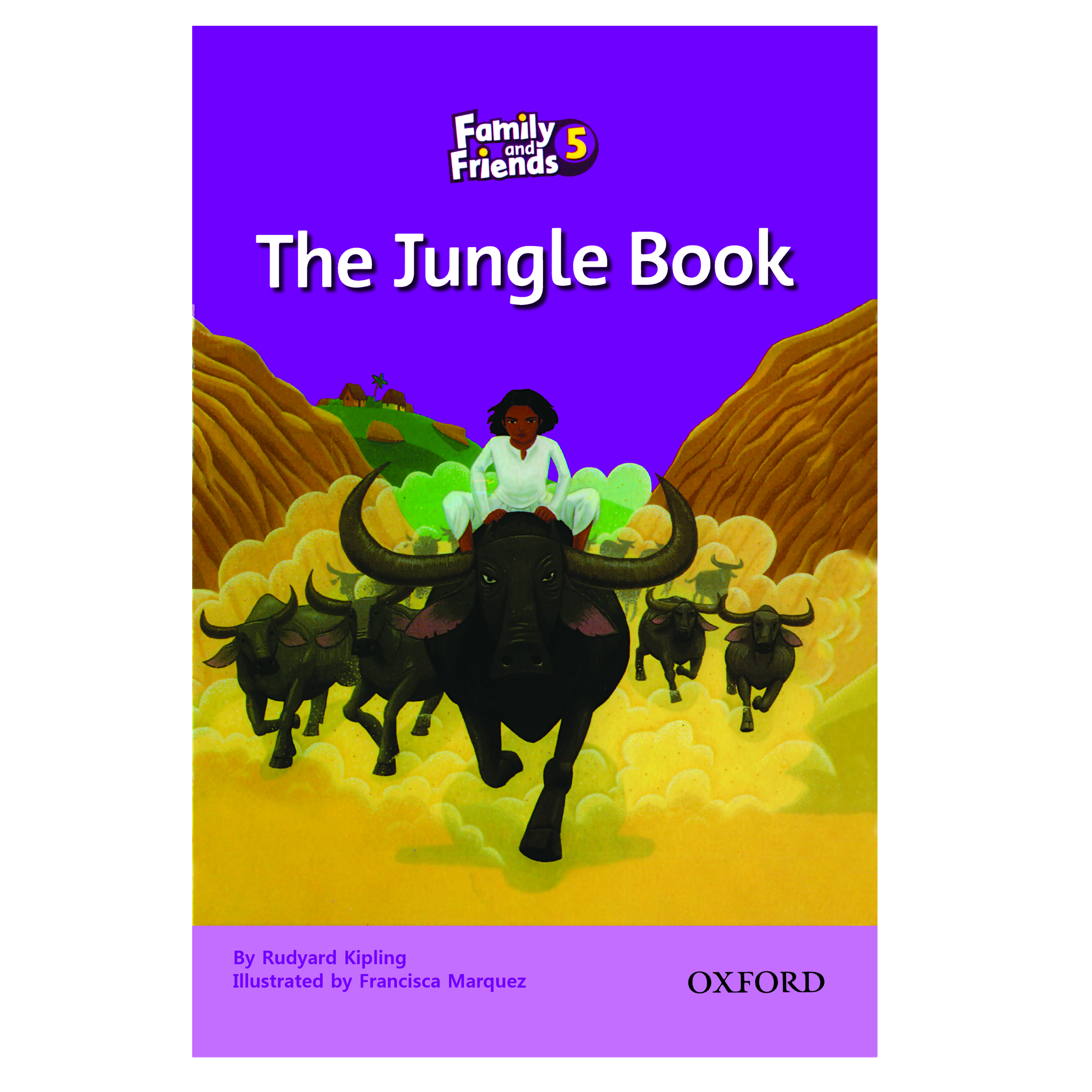 کتاب Family And Friends 5 The Jungle Book اثر Rudyard Kipling انتشارات Oxford