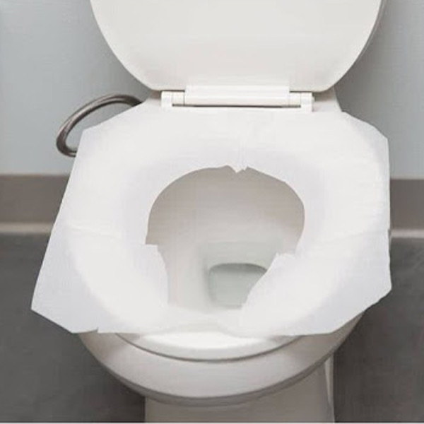 روکش توالت فرنگی یکبار مصرف طاهاطب مدل 010 بسته 20 عددی