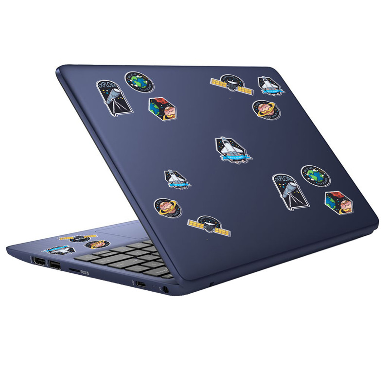 استیکر لپ تاپ کد SP-CE01 مجموعه 6 عددی
