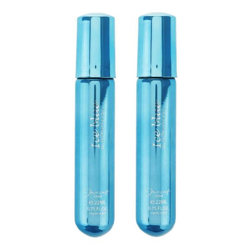 عطر جیبی مردانه ژک ساف مدلIce Blue حجم 22 میلی لیتر بسته 2 عددی